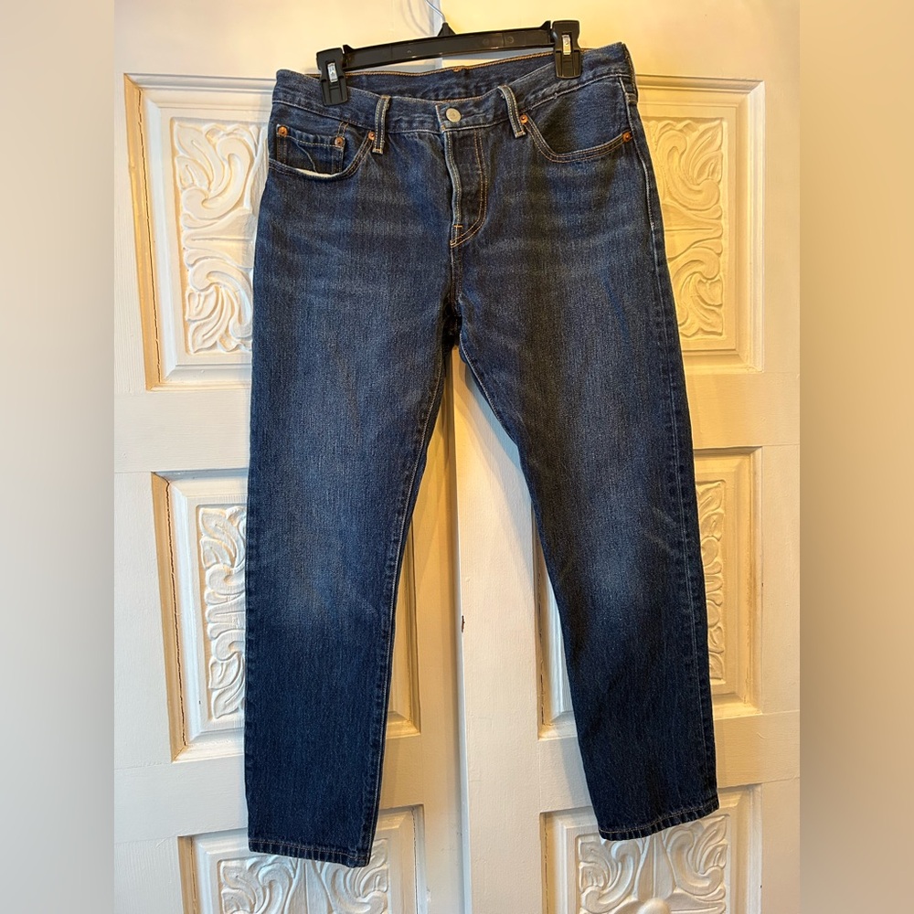 Levi’s 501 CT (Customized & Tapered) Button-Fly Blue Jeans - Size 28W x 32L - Picture 2 of 10